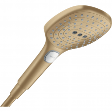 Dušo galvutė HANSGROHE Raindance Select E 120 3 jet Ecosmart, Brushed Bronze, 26520140