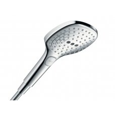 Dušo galvutė HANSGROHE Raindance Select E 120 3 jet Ecosmart, chromo spalvos, 26520000