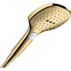 Dušo galvutė HANSGROHE Raindance Select E 120 3 jet Ecosmart, Polished Gold Optic, 26520990