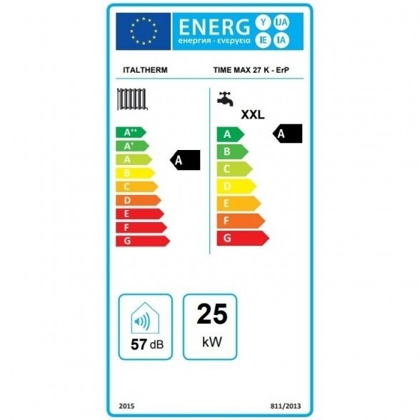 Dujinis kondensacinis katilas ITALTHERM Time Max 27 su integruotu 60 l boileriu 3