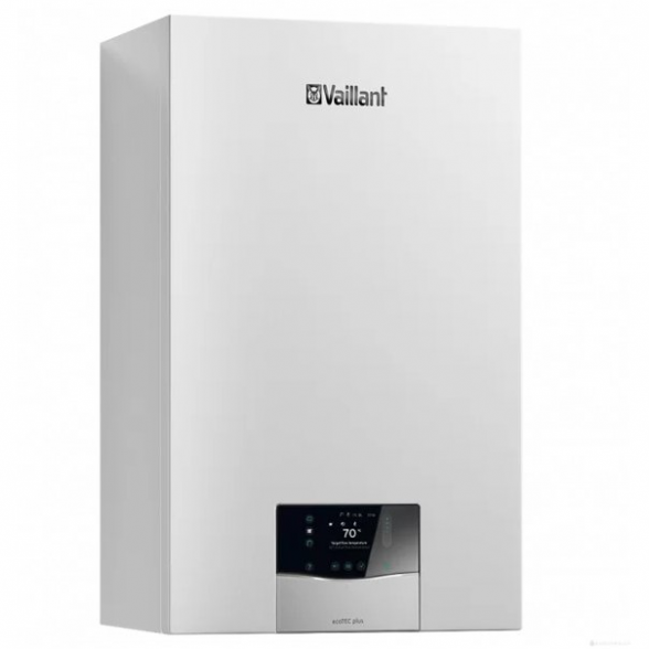 Dujinis kondensacinis katilas VAILLANT ecoTEC plus 2,9-10,9 kW VU 10CS/1-5 su galimybe pajungti tūrinį vandens šildytuvą