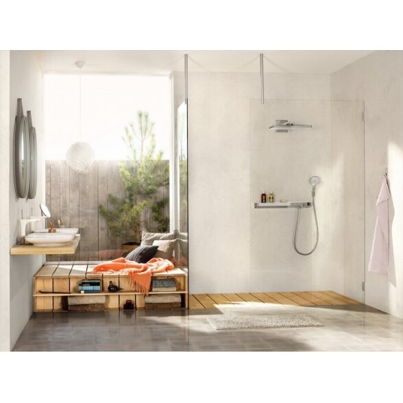 Dušo galvutė HANSGROHE Raindance Select S 120 Ecosmart, chromas / balta, 26531400 2