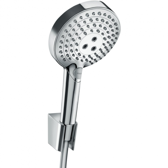 Dušo komplektas HANSGROHE Raindance Select S 120 Chrome, 3 funkcijos, (Įvairių ilgių) 4