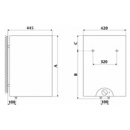 Elektrinis vertikalus vandens šildytuvas GORENJE OTG 120 L SLSLIM 9