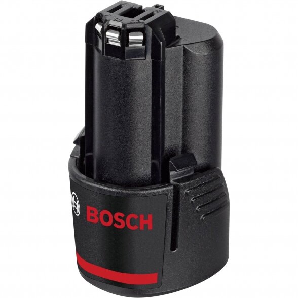 Akumuliatorinis suktuvas BOSCH GSR 12V-15 Professional, 12 V, 2000 mAh 2