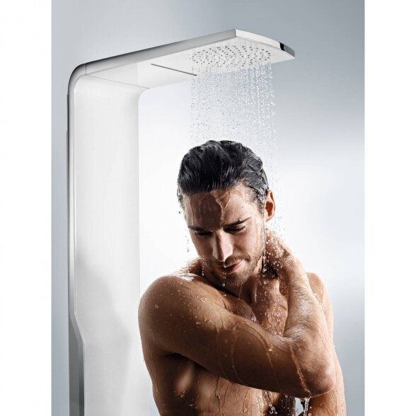 Hidromasažinė sienelė HANSGROHE Raindance Lift Satin/Chrome, 27008000 4