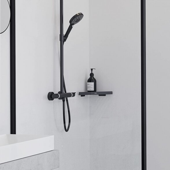 Kampinė lentynėlė HANSGROHE AddStoris 41741670, Matt Black 1