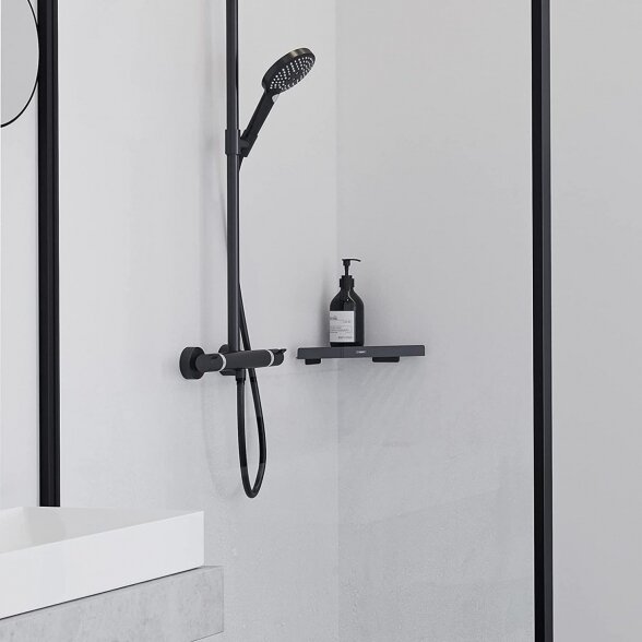 Kampinė lentynėlė HANSGROHE AddStoris 41741670, Matt Black 4