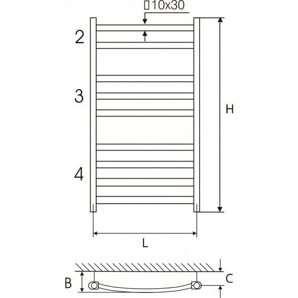 Kombinuotas džiovintuvas-kopėtėlės ELONIKA EP 50 x 86 KLD, chromuotas 1