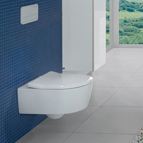 Pakabinamas unitazas VILLEROY & BOCH Avento DirectFlush su softclosing dangčiu Ceramic Plus danga, 5656RSR1 2