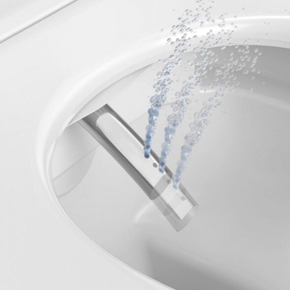 Pakabinamas unitazas su bidė funkcija DURAVIT SensoWash D-Neo Compact su softclosing dangčiu 7