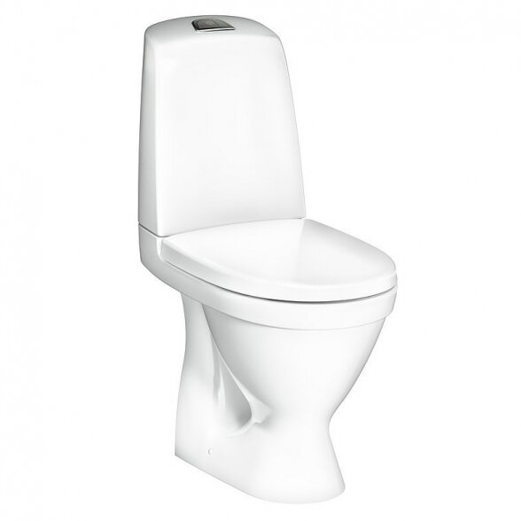 Pastatomas unitazas GUSTAVSBERG Nautic 1510 C+ Hygienic Flush su soft close dangčiu