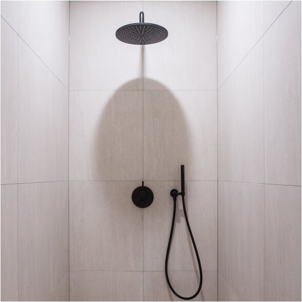 Potinkinė dušo sistema BUGNATESE Kobuk su dušo galva ir rankiniu dušeliu (Įvairių spalvų pasirinkimas) 5