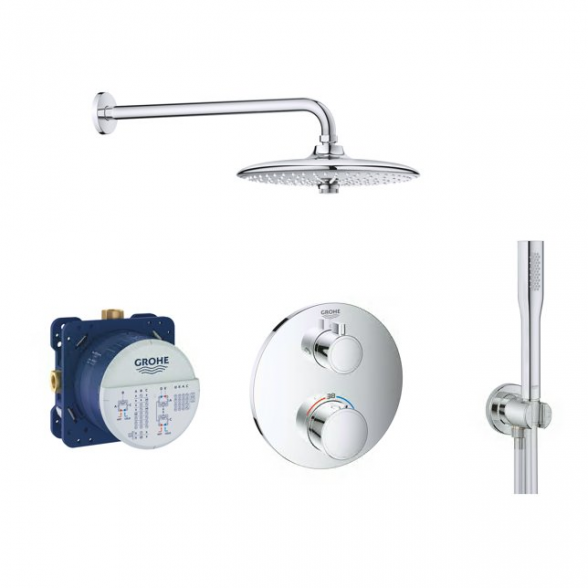 Potinkinis termostatinis dušo komplektas GROHE Grohtherm SmartControl SET1