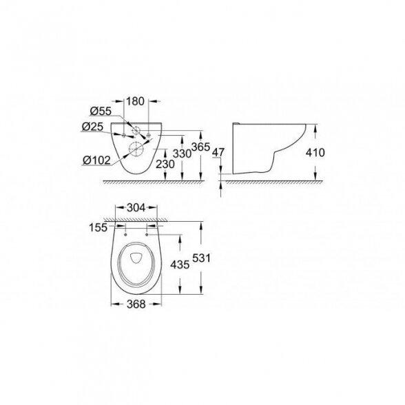 Potinkinis unitazo rėmas GROHE Rapid SL Solido 4 in 1 + pakabinamas unitazas su soft-close dangčiu 2