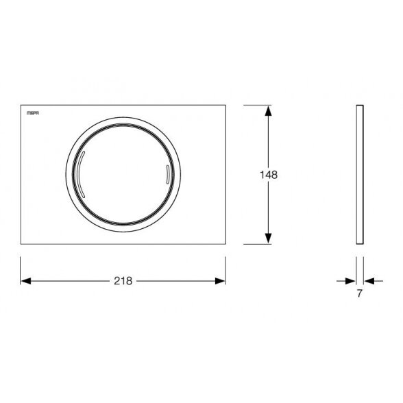 Potinkinis unitazo rėmas MEPA VeraVIT 6 in 1, Pergamon + pakabinamas unitazas CERSANIT City Oval 7