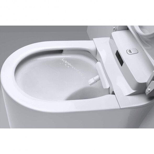 Potinkinis WC rėmas (5 in 1) ir išmanus pakabinamas unitazas GROHE Sensia Arena Rimless su bidė funkcija 5