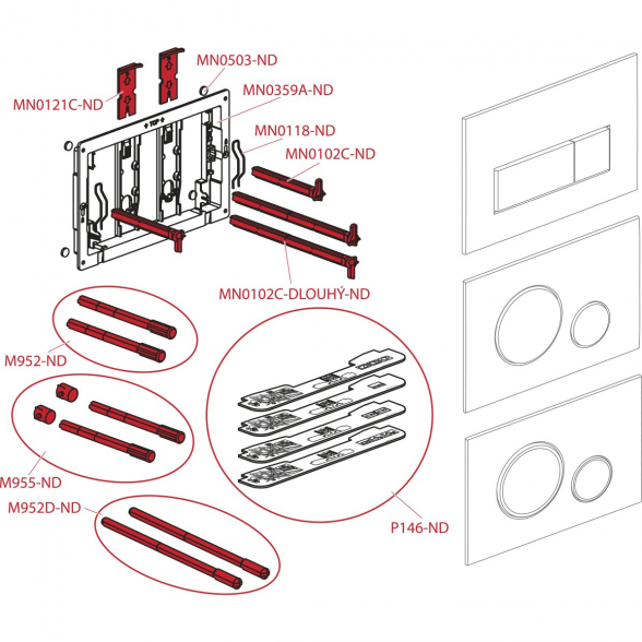 Potinkinis WC rėmo komplektas ALCADRAIN (4 in 1) + pakabinamas unitazas su dangčiu IDEAL STANDARD Tesi su AquaBlade 5