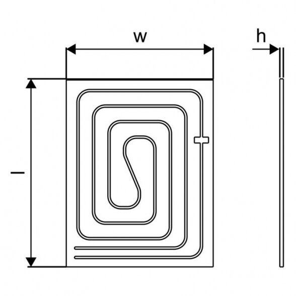 Sausos sistemos plokštė UPONOR Renovis 1200 x 625 mm 1