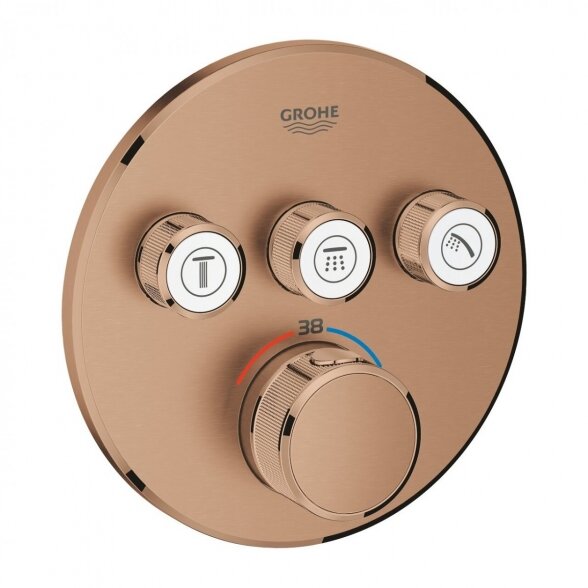 Termostatinė dalis GROHE Grohtherm SmartControl, 29121DL0