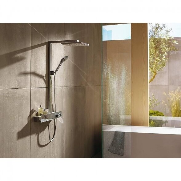 Termostatinė lietaus dušo sistema HANSGROHE Raindance E Showerpipes 1jet, 27363000 3