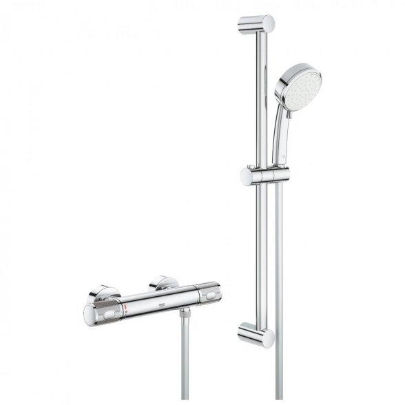 Termostatinis maišytuvas dušui su dušo stovu 62 cm GROHE Grohtherm 1000 Performance, 34834000