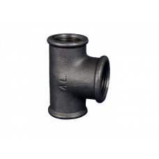 Trišakis ketinis GRODITZER FITTINGS (A.L.) 1 1/2" v/v/v, juodas