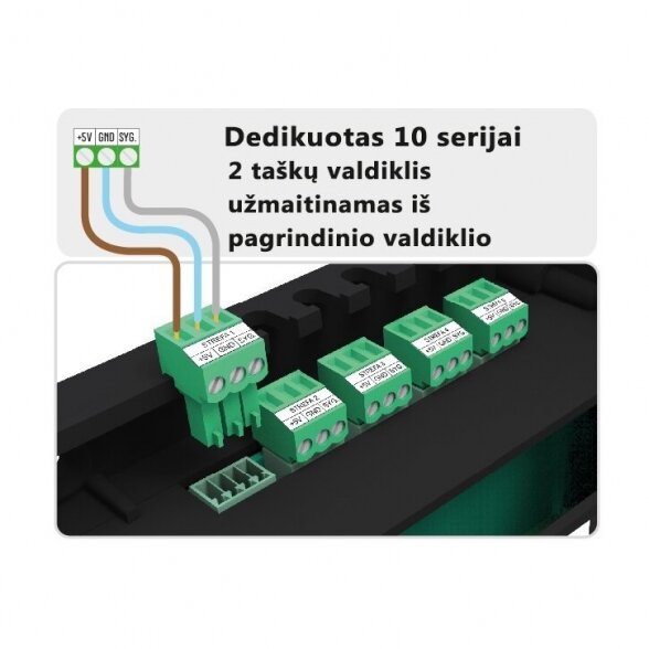 Virštinkinis neprogramuojamas patalpos termostatas TECH R-10z, juodas 2