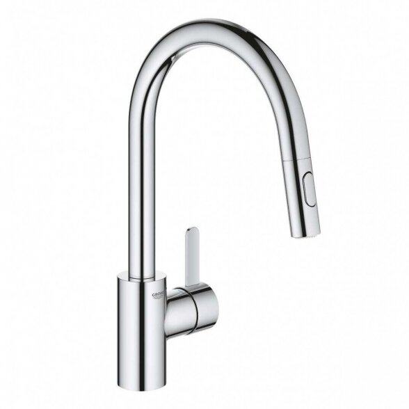 Virtuvės (plautuvės) maišytuvas su dušeliu GROHE Eurosmart Cosmo, 31481001