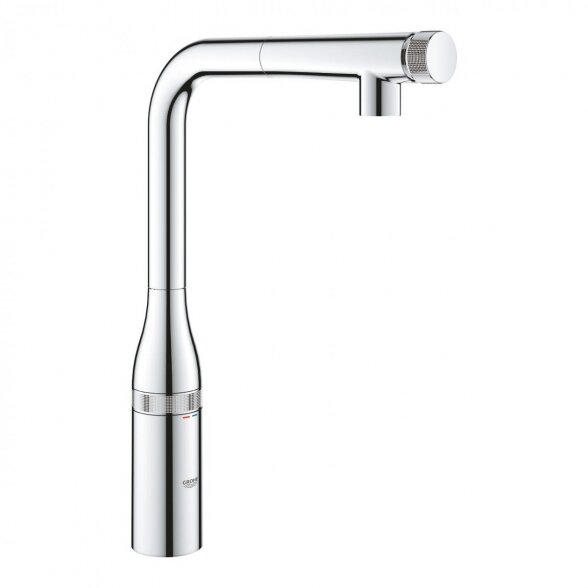 Virtuvinis (plautuvės) maišytuvas su ištraukiamu snapu GROHE Essence SmartControl, 31615000