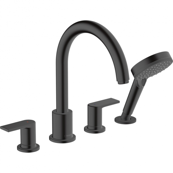 Vonios maišytuvas HANSGROHE Vernis Shape juoda-matinė, 71459670