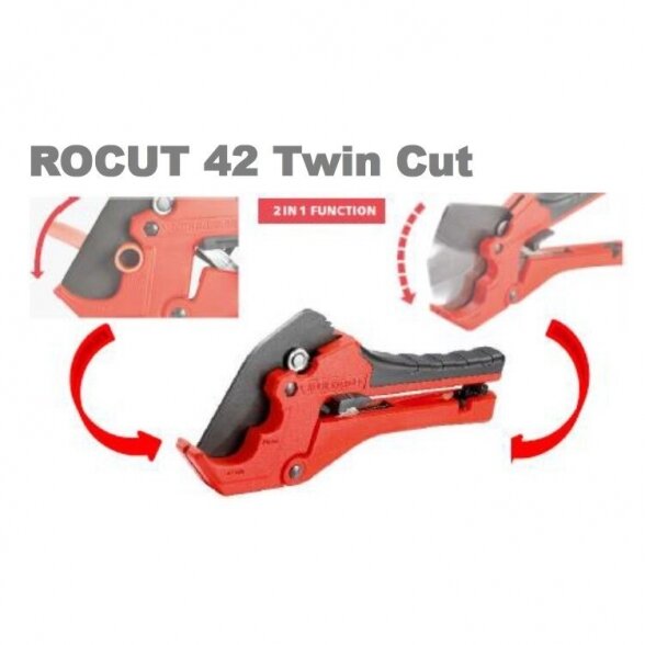 Žirklės ROTHENBERGER ROCUT 42 Twin Cut, 1000003011 11